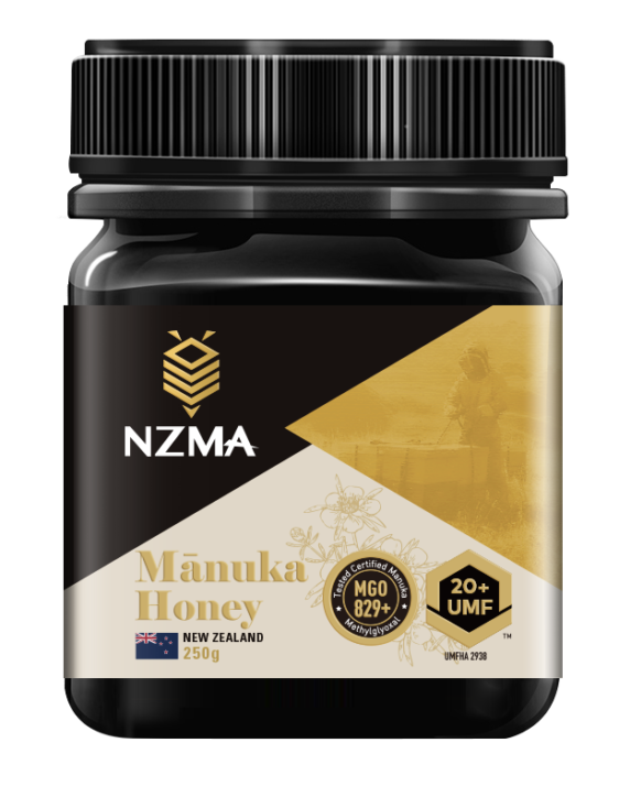 Manuka Honey Umf 20 Mgo 829 250gm Nzma Natural Honey Ltd 